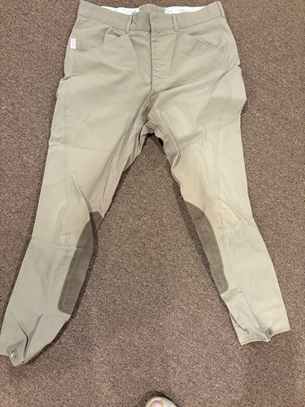 The Tailored Sportsman Men's Tan Riding Chinos